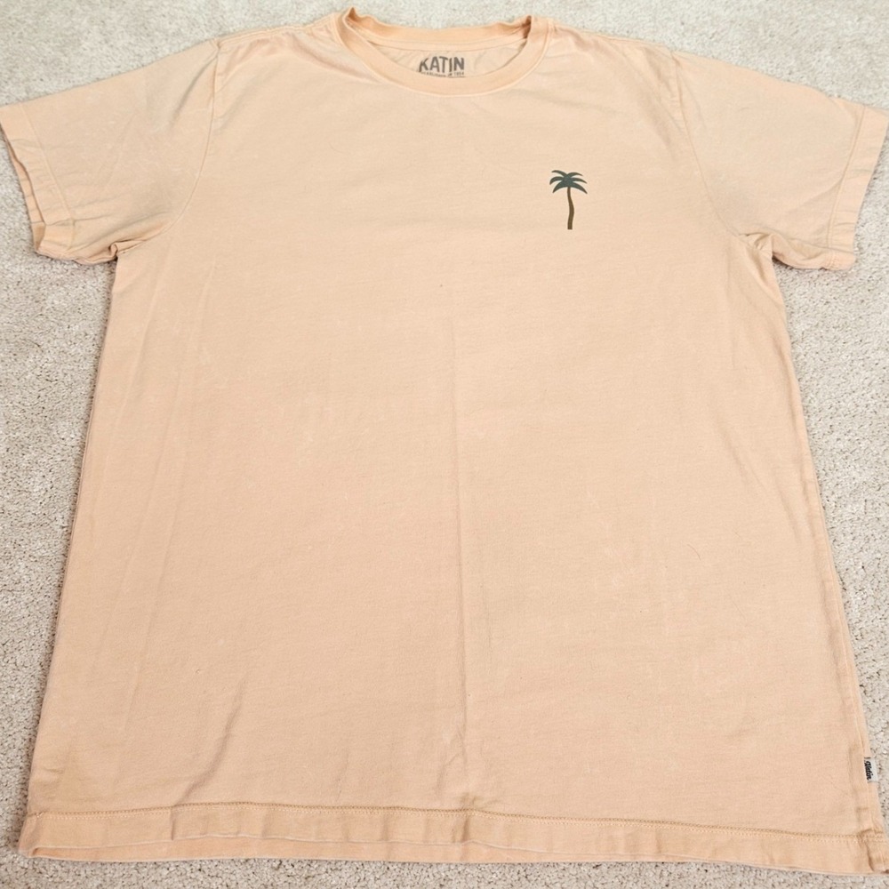 Surfwear Katin Graphic T-Shirt Mens M Organic Cotton Palm Tree Casual Coastal